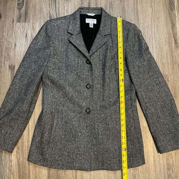 Talbots Collection Wool Cashmere Blazer Suit Jacket Womens Size 4 Made in Italy - Picture 9 of 9